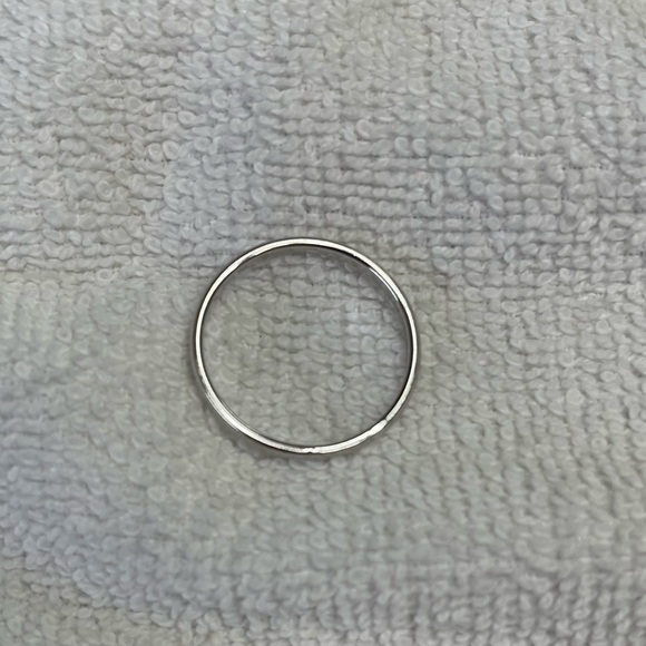 2MM 10K White Gold Band - Picture 2 of 4